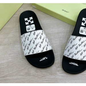 Dép nam quai ngang Off White Cao Cấp mẫu chữ ký 2023 mới