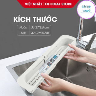 giá để đồ rửa bát nhựa Việt Nhật có thể co dãn kích thước 5612