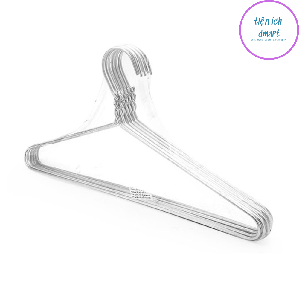 set 10 móc treo quần áo nhôm không gỉ , mắc quần áo cao cấp
