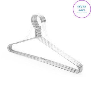 Set 10 móc treo quần áo nhôm không gỉ , mắc quần áo cao cấp