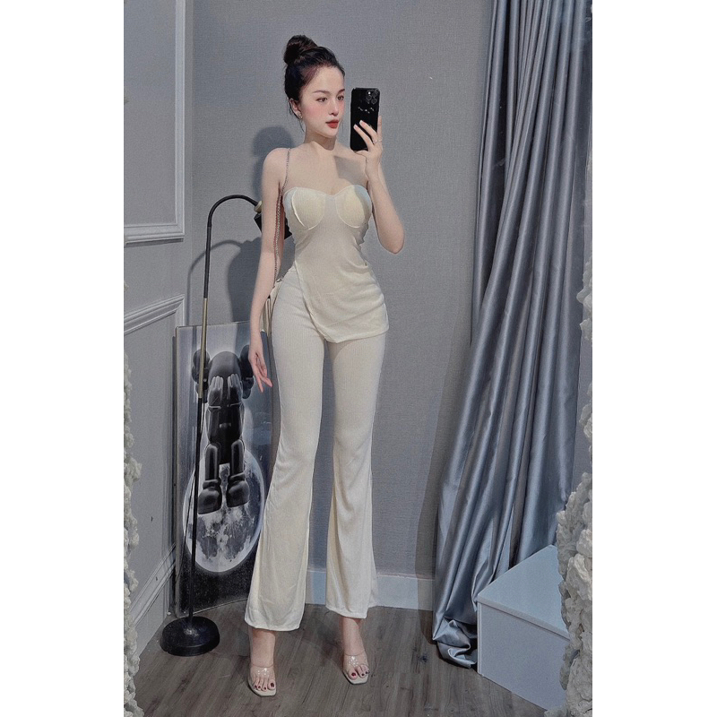 Set Body Gân Đũa Hot Có Mút Ngực _Hình Thật