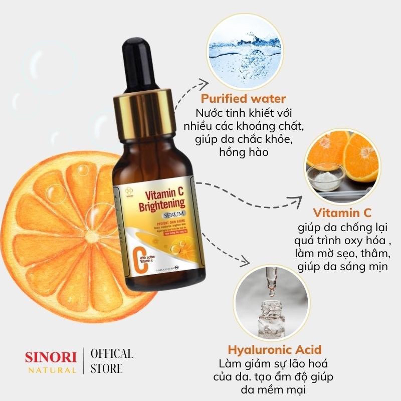Serum vitamin C dưỡng da trắng căng bóng, trẻ hoá