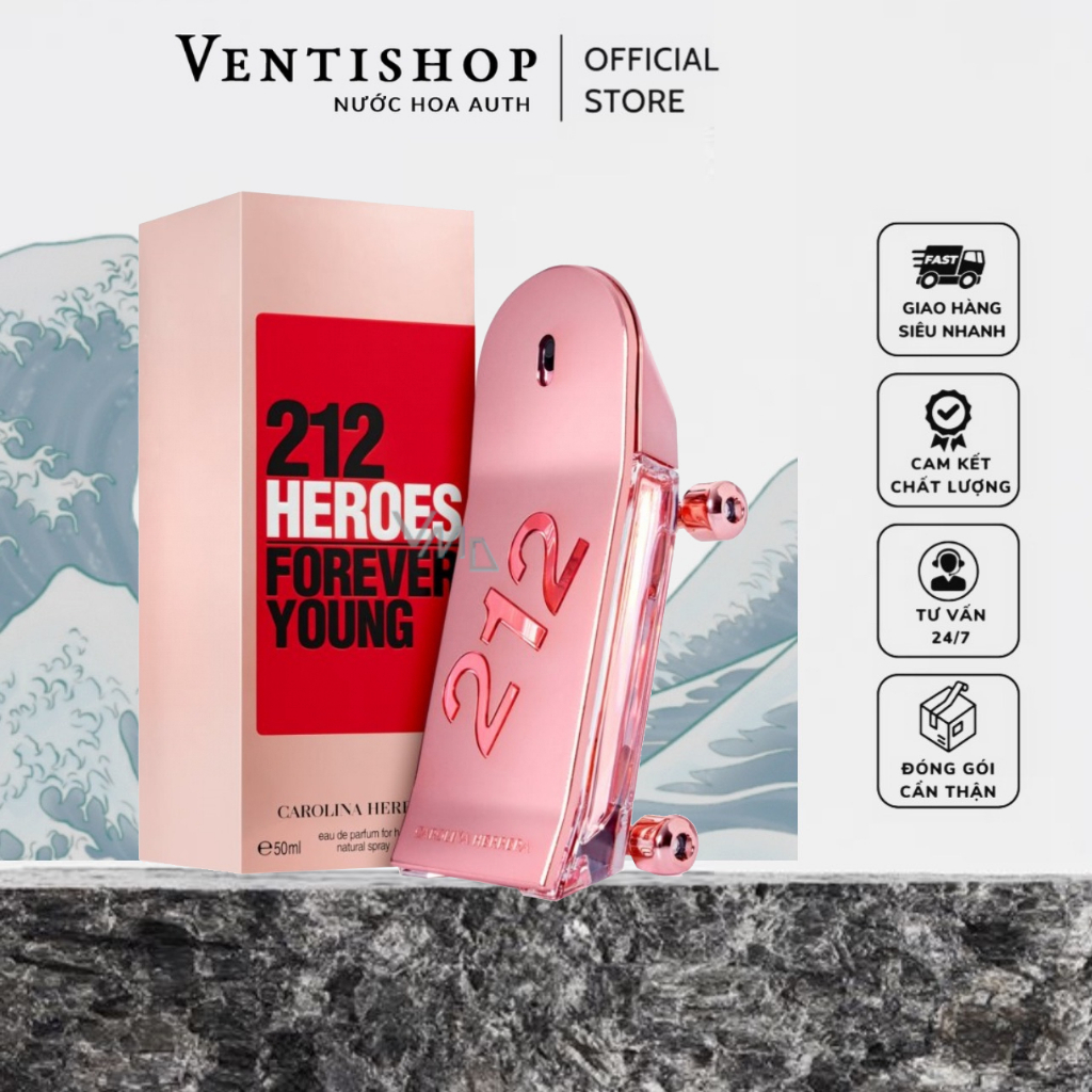 | 𝐕𝐄𝐍𝐓𝐈𝐒𝐇𝐎𝐏.𝟔𝟖 | Nước hoa nữ  212 Heroes EDP 100ml