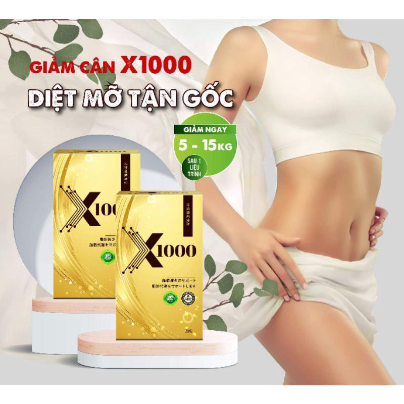 Giảm Cân X1000 Ngân 98 Siêu Mạnh, liệu trình Giảm siêu mạnh
