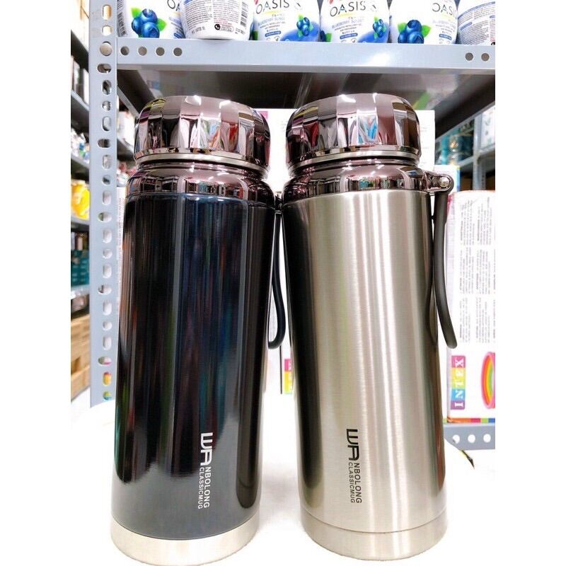 Bình giữ nhiệt WA NBOLONG nóng lạnh 1000-1200-1500ml  inox 304