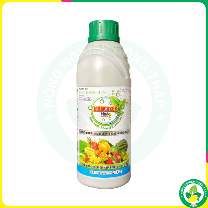 Thuốc Trừ Bệnh FORTHANE 43SC – MANCOZEB NƯỚC – Tan Cực Nhanh, Tác Dụng Phổ Rộng, Chống Rửa Trôi (Chai 1 lít)