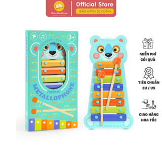 Đàn Xylophone 8 nốt Mideer Xylophone gõ âm thanh chuẩn cho bé