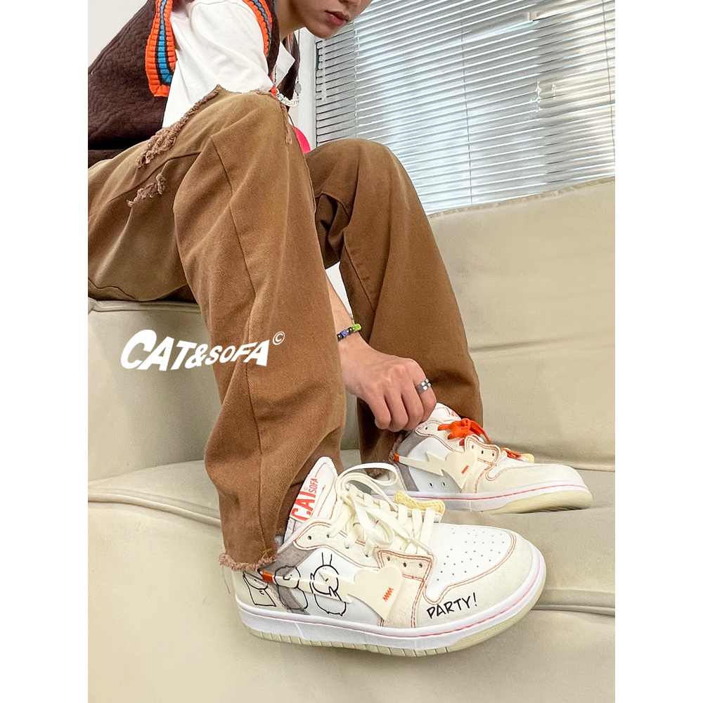 Giày thể thao Cat&Sofa hàng có sẵn - full box phụ kiện - PARTY - AC280 sneaker unisex