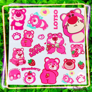 ☘️Decal dán trang trí tủ kính, bình ly cốc chai lọ Kuromi, Cinnamoroll, gấu dâu Lotso, Hello Kitty, Doraemon Doremon