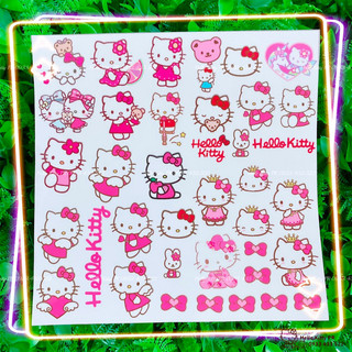 ☘️Decal dán trang trí tủ kính, bình ly cốc chai lọ Kuromi, Cinnamoroll, gấu dâu Lotso, Hello Kitty, Doraemon Doremon