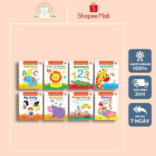 Sách - song ngữ my first learning book - bộ 8 cuốn