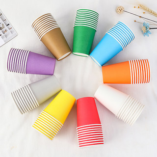 Set 10 cốc trơn màu pastel trang trí tiệc sinh nhật