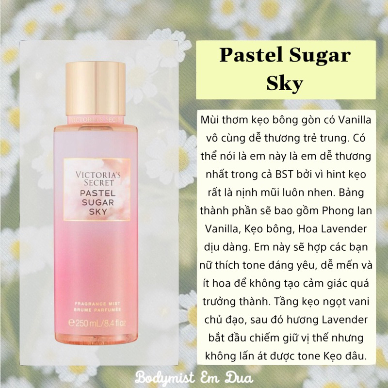 Xịt Thơm Toàn Thân - PASTEL SUGAR SKY