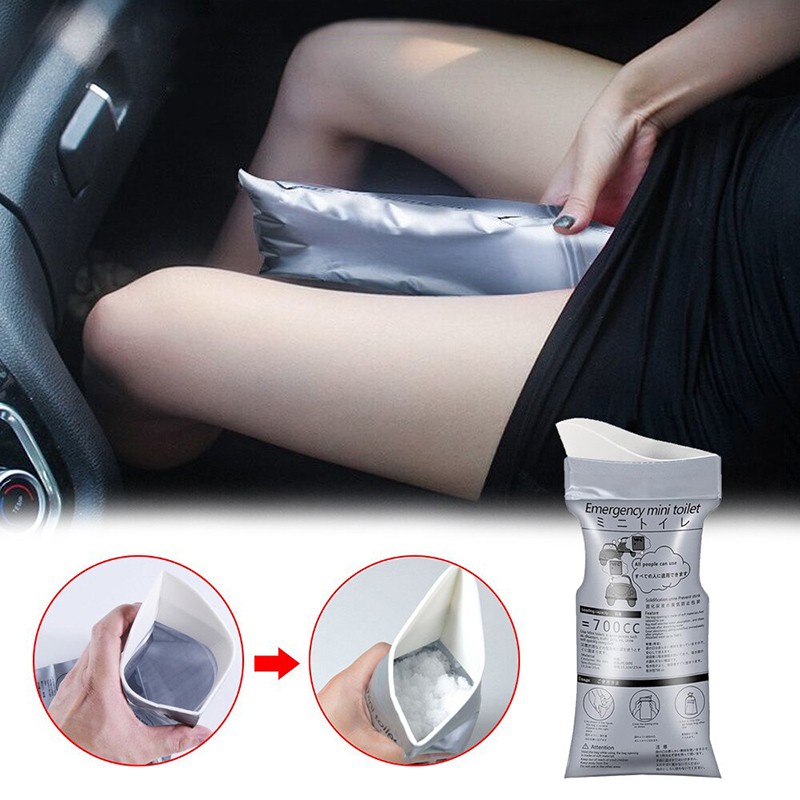 Túi Đựng Nước Tiểu Unisex. Túi ói khẩn cấp trên xe ô tô. Dung tích 700ml