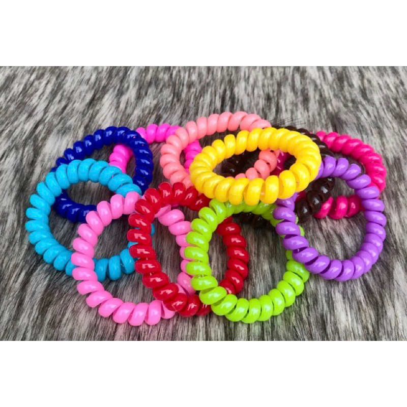 🔥Combo 10 Dây Cột Tóc LÒ XO, Co Giãn nhiều màu(2 size)