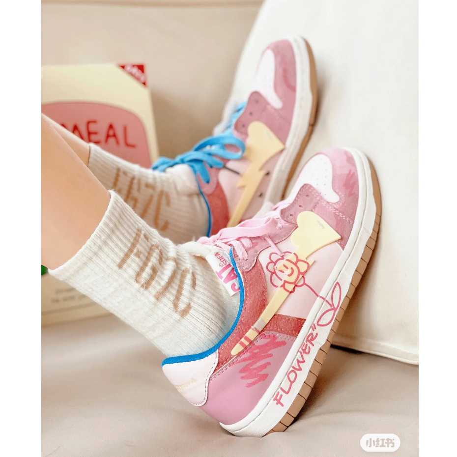 Giày thể thao Cat&Sofa hàng có sẵn - full box phụ kiện - FLOWER - AC254 sneaker unisex