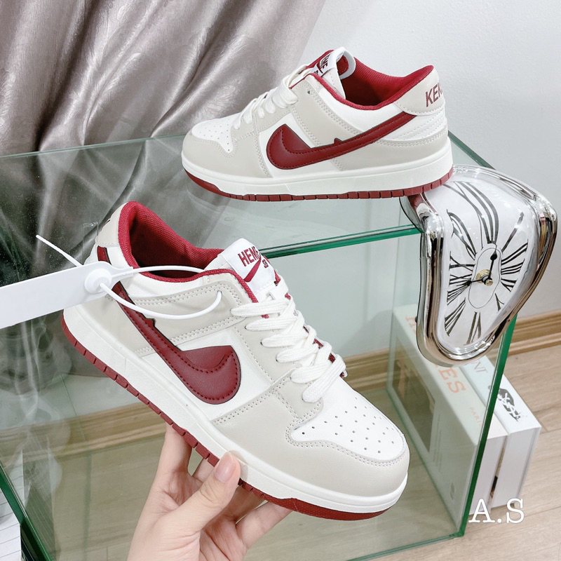 👡👡👡 Giay Thể thao 3 màu đen ghi và Hồng mixx họa tiết cực chất nhé