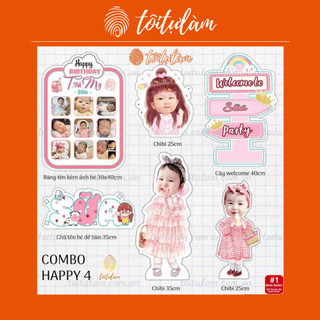 Combo Chibi trang trí sinh nhật cho bé - Tôi Tự Làm