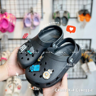Dép sục Classic Clog cho bé [Tặng 14 Sticker]