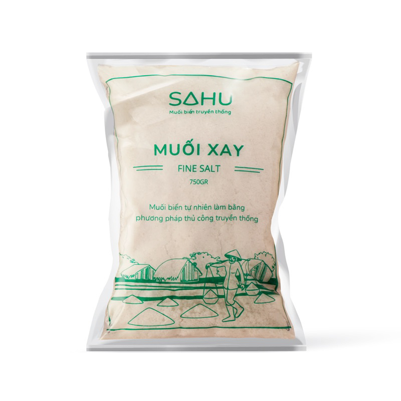 MUỐI XAY SAHU | SAHU FINE SALT - Muối biển tự nhiên, giàu khoáng chất