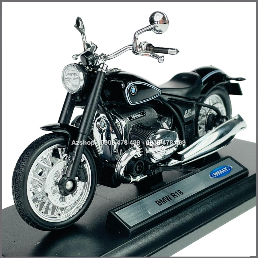 Xe Mô Hình Môtô BMW R18 - Tỉ Lệ 1:18 - Welly