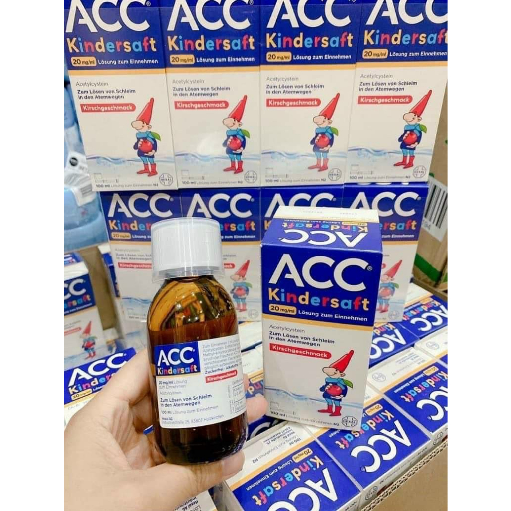 Siro ho long đờm cho bé Acc Kindersaft của Đức 100ml