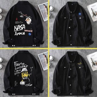 Áo khoác Jean Nasa quảng châu ảnh và video thật mẫu bigsize 3XL từ shop độc quyền ken fashion