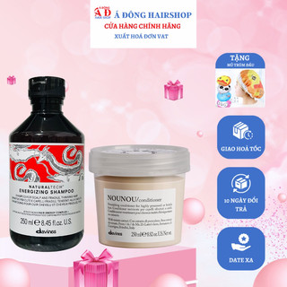 [+Tặng mũ trùm] BỘ DẦU GỘI XẢ DAVINES CHO TÓC RỤNG VÀ HƯ TỔN KHÔ XƠ 250ML