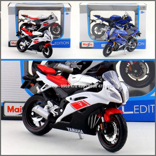 Xe Mô Hình Moto Yamaha YZF-R6 Tỉ Lệ 1:18  - Maisto - 8885