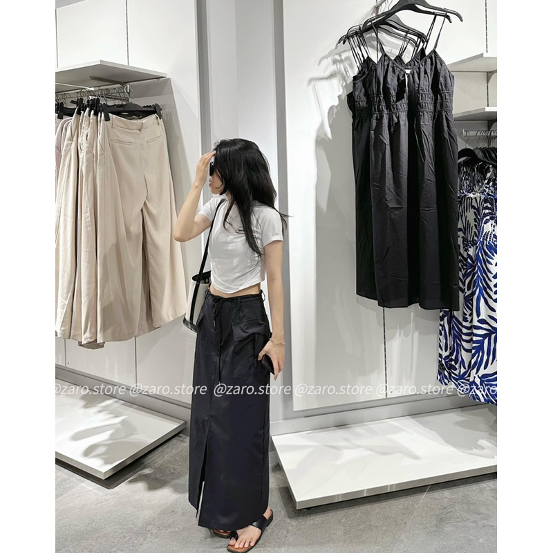 Chân váy túi hộp