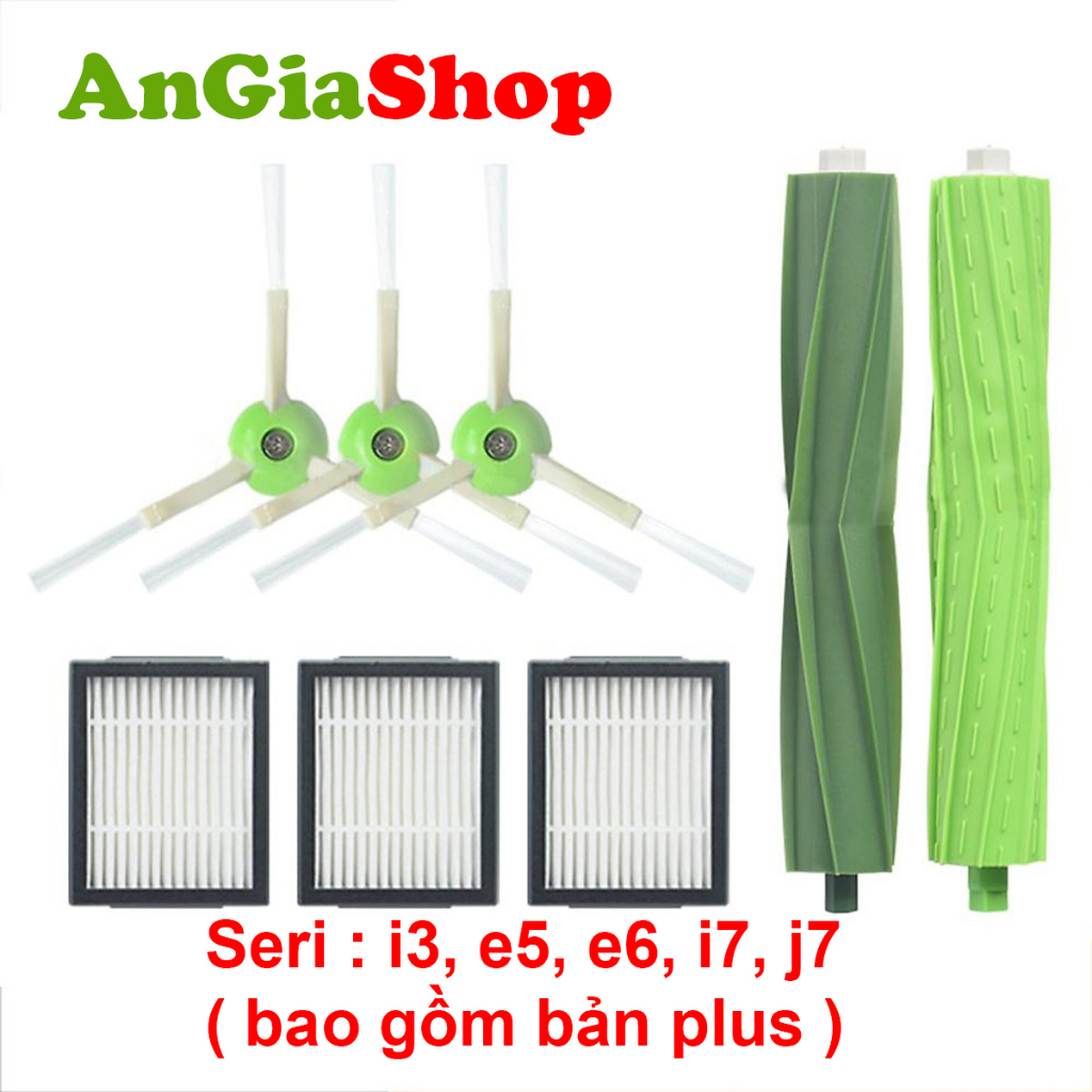 Chổi cao su lăn IROBOT ROMBA rulo cuốn chính hãng thay thế e5, e6, i7, i7+, i3, i3+