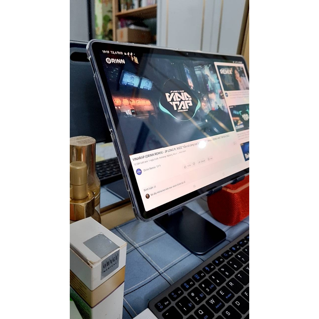 Ốp lưng Samsung Tab S7 Plus , S7 FE , S7+ Lite , S7 , S8 Ultra, S8 Plus , S8 dẻo trong nhám , chống vân tay bảo vệ máy