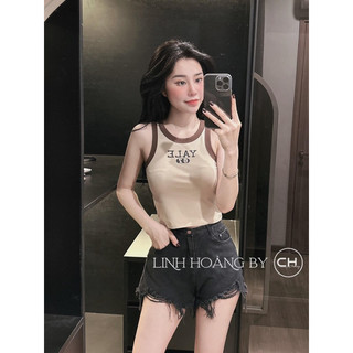 áo thun 3 lỗ chữ pha viền QC