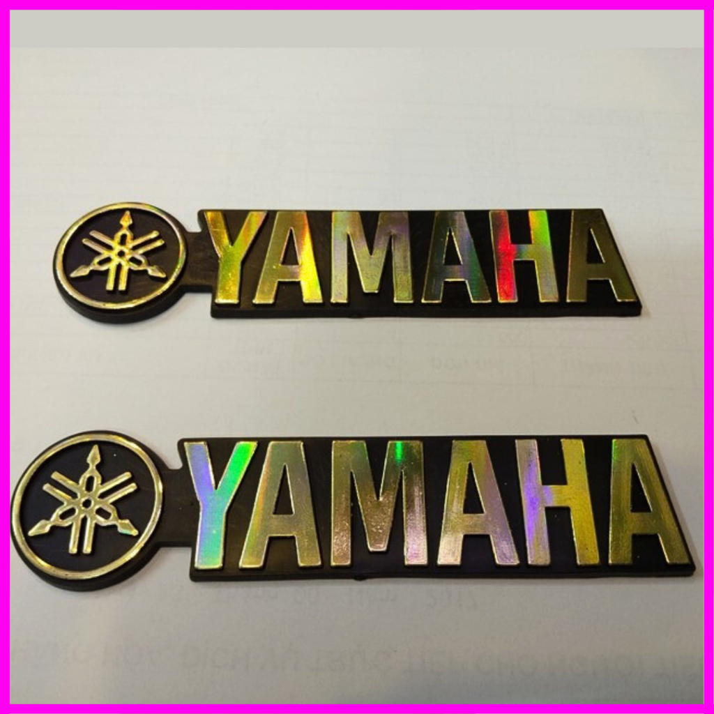 Tem Loa Yamaha Dài Chữ Vàng