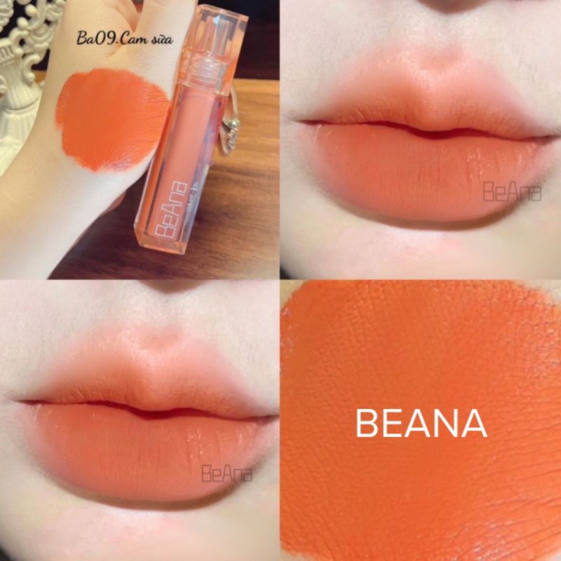 Son môi kem lì bền màu lâu trôi mềm mịn như nhung kháng nước Beana chính hãng full 12 màu mới về