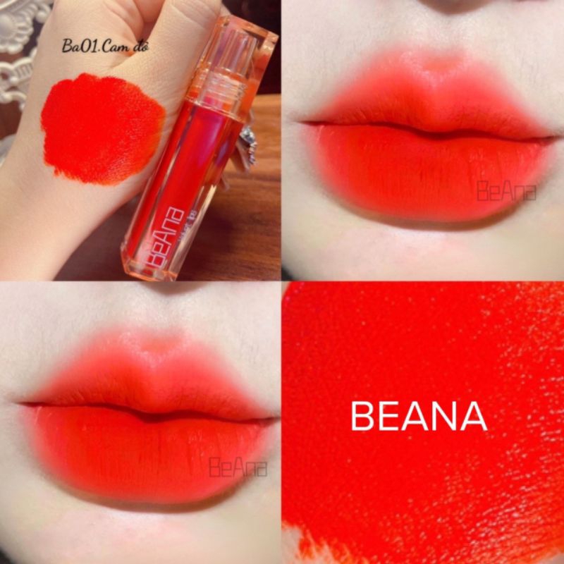 Son môi kem lì bền màu lâu trôi mềm mịn như nhung kháng nước Beana chính hãng full 12 màu mới về