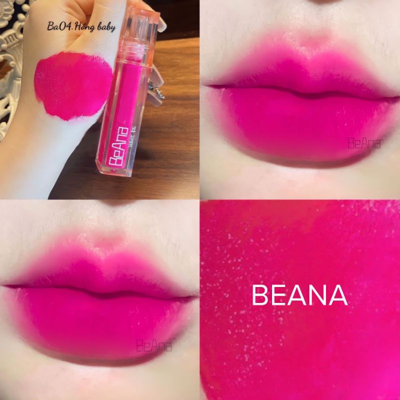 Son môi kem lì bền màu lâu trôi mềm mịn như nhung kháng nước Beana chính hãng full 12 màu mới về