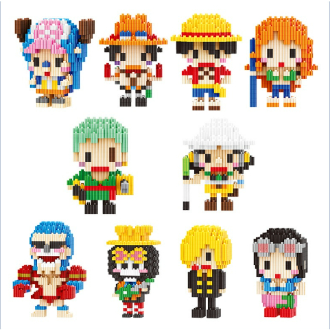Mô hình lắp ráp lego One Piece mini 12cm, đồ chơi lắp ráp lego one peice mini [Tặng búa lego] - Cat's Toys & Lego
