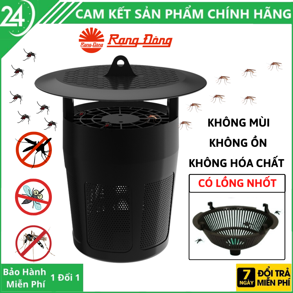Đèn Bắt Muỗi Rạng Đông - Máy Bắt Muỗi Thông Minh Rạng Đông DBM01 Không Tạo Mùi, Không Gây Ồn, An Toàn -Bảo Hành 24 Tháng