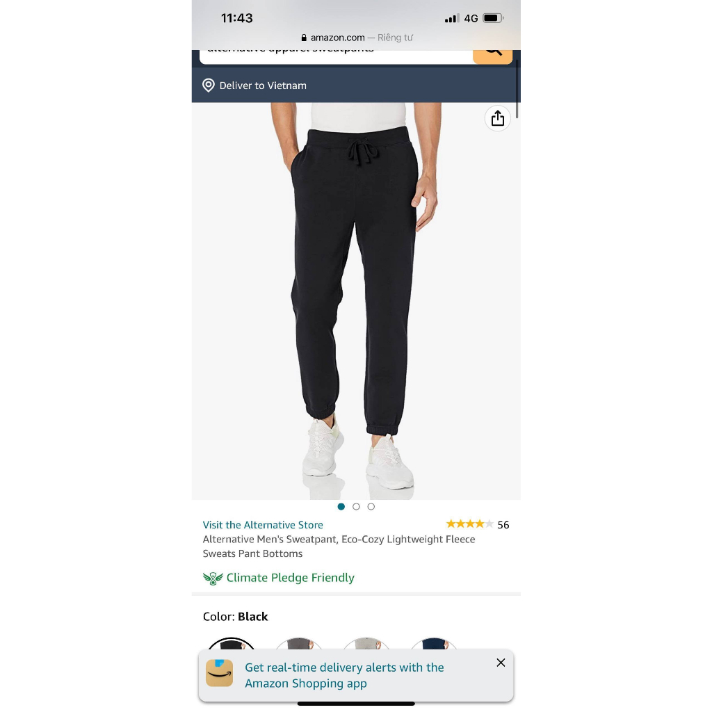 Quần Jogger alternative chính hãng sale 80%