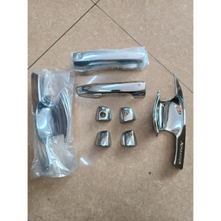 Bộ ốp tay hõm cửa xpander 8 chi tiết mạ crom cao cấp