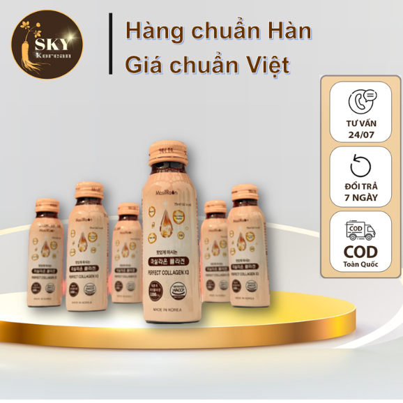 Collagen sữa ong chúa Hàn Quốc, Collagen Perfect Korea. Giữ dáng đẹp da
