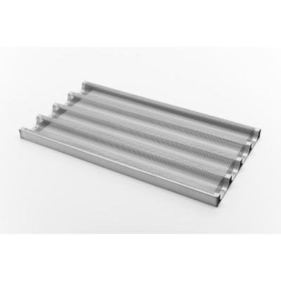 Khay nướng bánh mì từ 5 sóng đến 8 sóng    mâm được làm bằng nhôm dày, khung viền inox chắc chắn