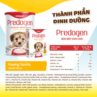 Dr.Kyan - Sữa bột PREDOGEN cho chó lon 400g - DrKyan