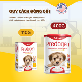 [CẬN DATE – HSD 16/04/2026 - HỘP MÓP ] Sữa bột cho chó PREDOGEN (110gr) DrKyan