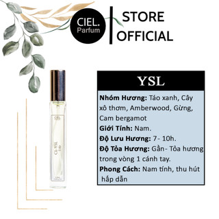 Nước hoa nam cao cấp CL YSL Edp chính hãng CIEL Parfum phong cách nam tính, thu hút hấp dẫn mọi ánh nhìn