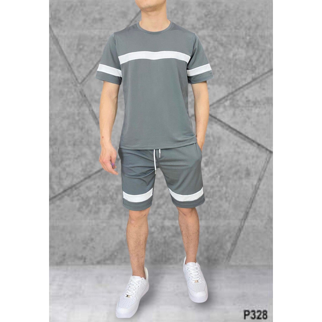 Bộ Thể Thao Nam Cổ Tròn 1 Sọc Vải Poly Cá Sấu Thoáng Mát Thấm Hút Mồ Hôi Tốt - Havaka Store