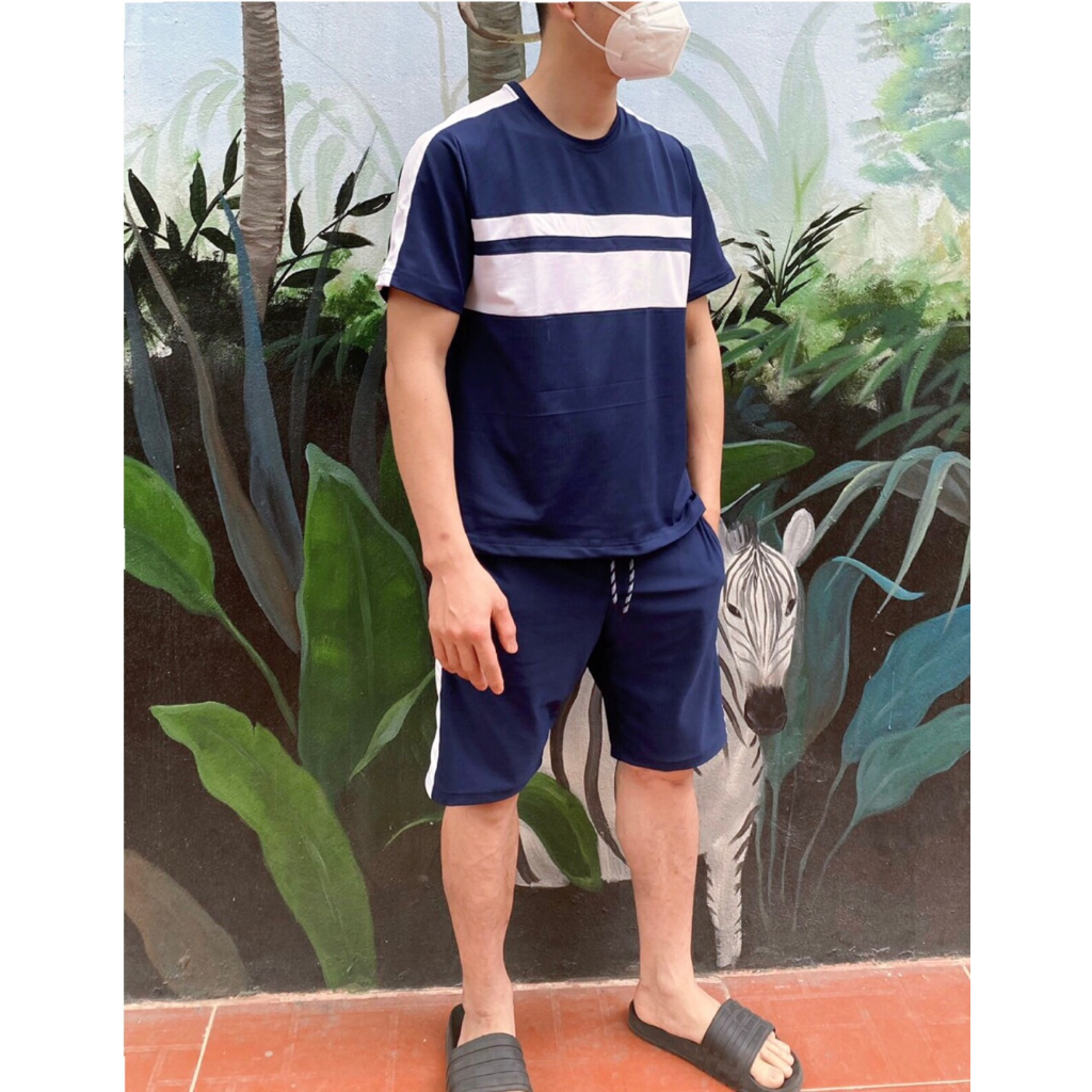 Bộ Thể Thao Nam Cổ Tròn 2 Sọc Vải Poly Cá Sấu Thoáng Mát Thấm Hút Mồ Hôi Tốt - Havaka Store | BigBuy360 - bigbuy360.vn