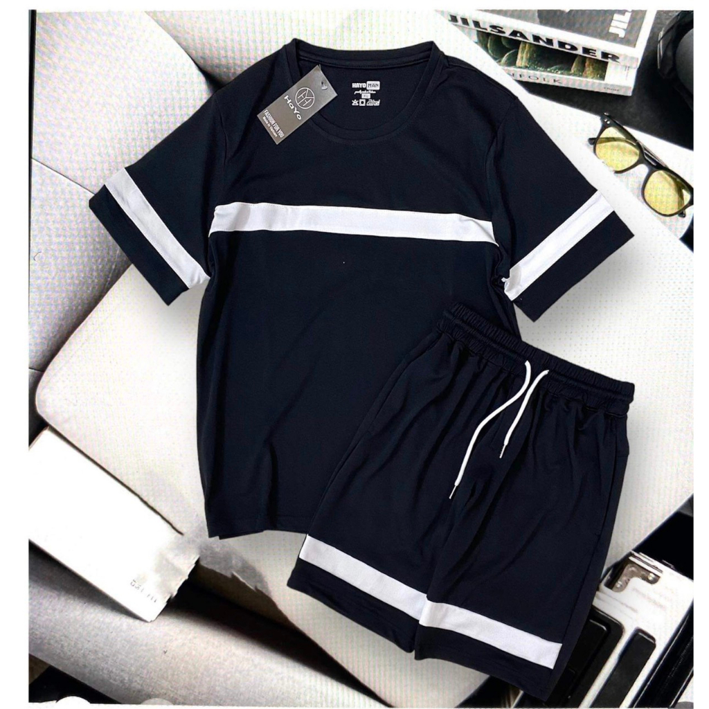 Bộ Thể Thao Nam Cổ Tròn 1 Sọc Vải Poly Cá Sấu Thoáng Mát Thấm Hút Mồ Hôi Tốt - Havaka Store | BigBuy360 - bigbuy360.vn