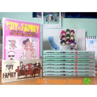 Combo spy x family 1-9 + tập 7 đb + tập 9 limited kèm poster